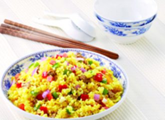 七彩咖哩炒飯